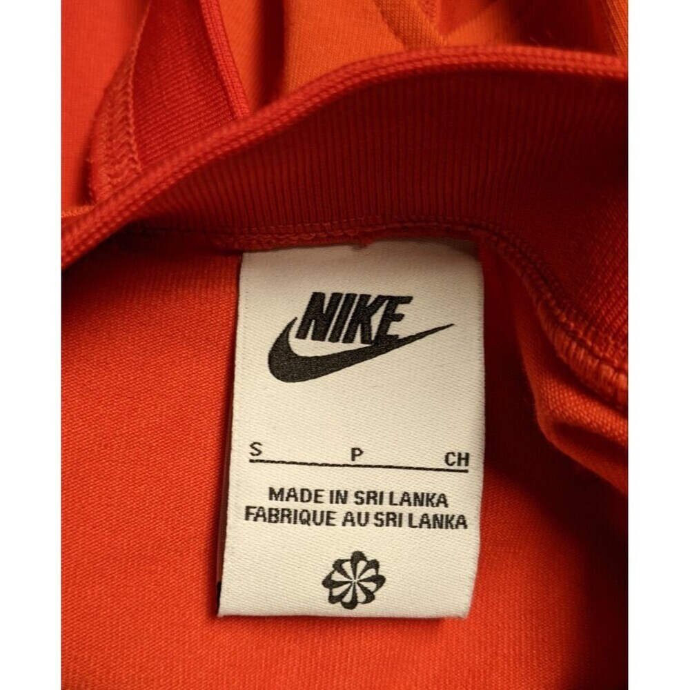 NWOT Women's NIKE Orange Backless Sleeveless 1/4 Zip Ribbed Neck Top SM - Picture 10 of 11